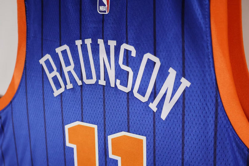 Jalen Brunson #11 New York NBA 2024 City Edition Swingman Jersey