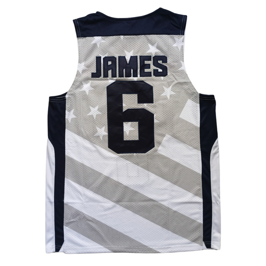 Lebron James #6 USA Olympics Vintage Jersey