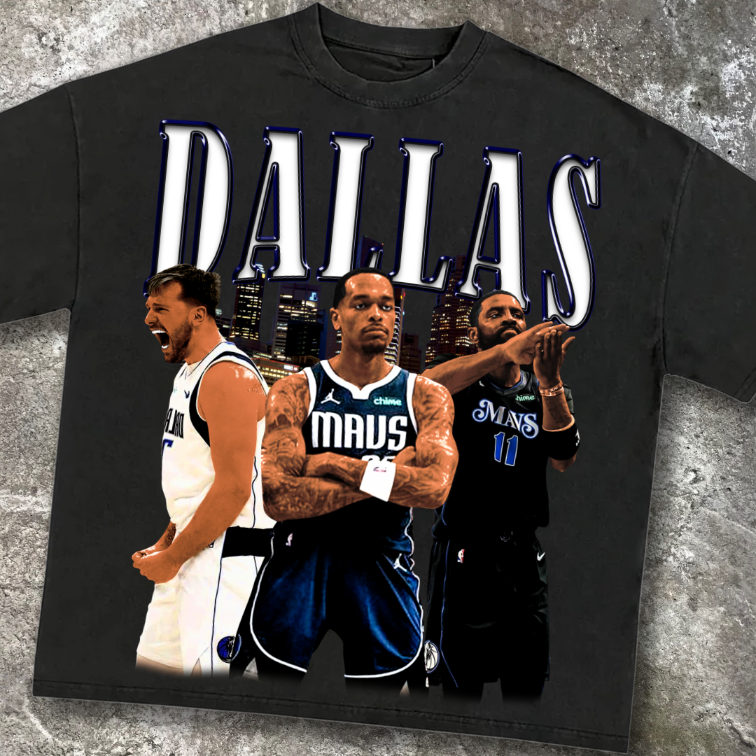 DALLAS 2024 Playoff Basketball Vintage Graphic T-Shirt | 100% CozyComfort Cotton