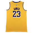 Load image into Gallery viewer, Lebron James #23 Los Angeles Lakers Yellow Jersey
