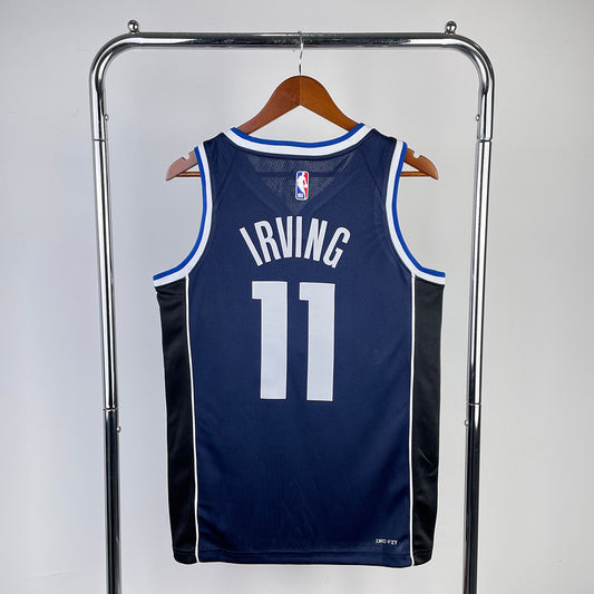 Kyrie Irving #11 Dallas Mavericks Away Navy NBA Jordan Jersey (BOGO)