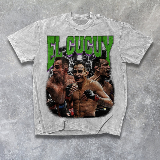 EL CUCUY TONY FERGUSON Oversized Vintage Tee