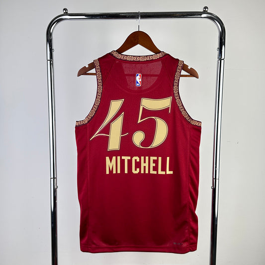 Donovan Mitchell #45 Cleveland Cavaliers 2024 City Edition Jersey