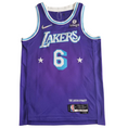 Load image into Gallery viewer, Lebron James #6 Vintage Los Angeles Lakers Stars Jersey
