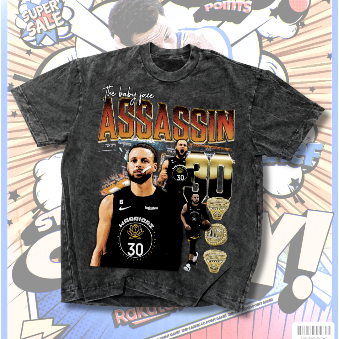 BABY ASSASSIN VINTAGE GRAPHIC TEE
