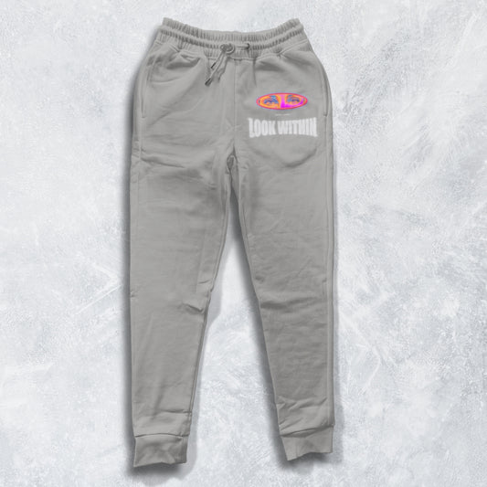 LOOK WITHIN REALEST INTENTIONS SWEATPANTS - LIGHT GRAY