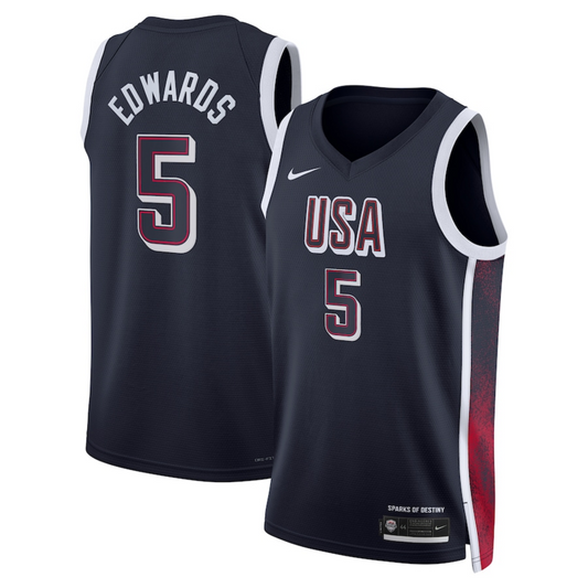 Anthony Edwards #5 Team USA Olympics NBA Swingman Jersey