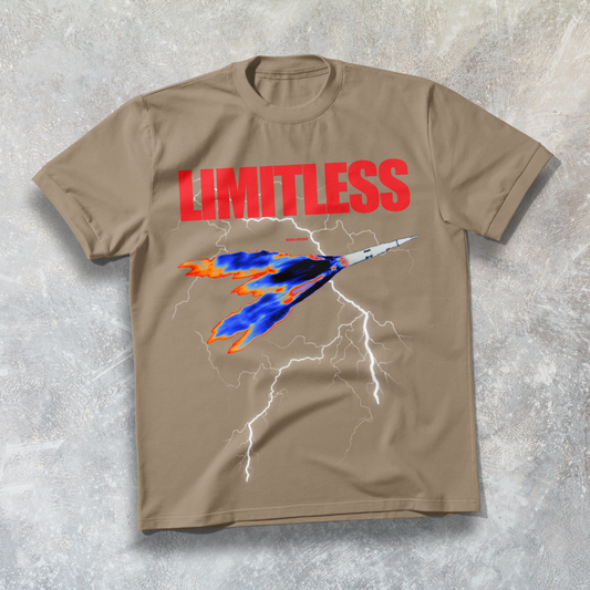 REALEST INTENTIONS LIMITLESS GRAPHIC TEE - MOCHA