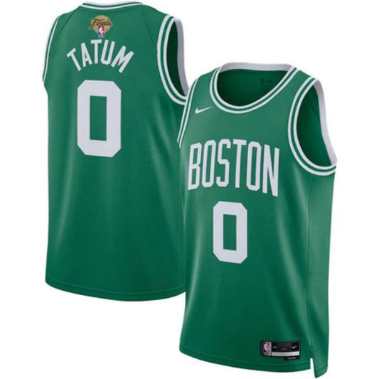 Jayson Tatum 2024 FINALS Green NBA Boston Celtics Swingman Jersey