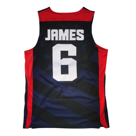 Lebron James #6 United States Olympic Vintage Jersey