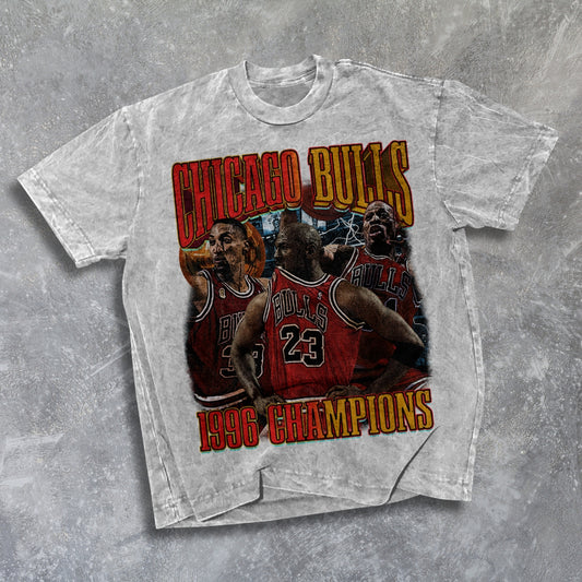 CHICAGO BULLS 1996 VINTAGE LOUNGE TEE