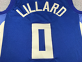 Load image into Gallery viewer, Dame Lillard #0 Milwaukee Blue Swingman NBA Jersey
