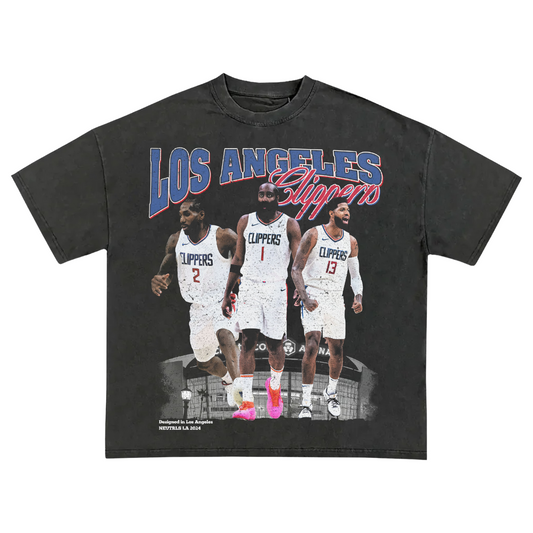 Los Angeles Clippers 'Big 3' Vintage Graphic T-Shirt
