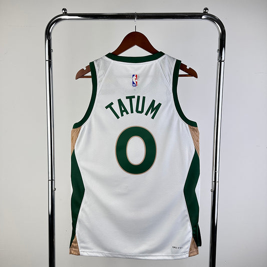 Jayson Tatum #0 Boston Celtics NBA 2024 City Edition Jersey