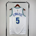 Load image into Gallery viewer, Anthony Edwards #5 Minnesota Timberwolves NBA Standard Size Swingman Jersey
