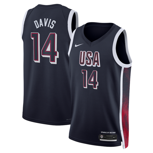 Anthony Davis #14 Team USA Olympics NBA Swingman Jersey